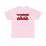 Everybody Loves Soca Tee, Unisex Heavy Cotton T-Shirt, Reggae Music Shirt, Carribean Wear, Soca Music Festival Apparel, Casual Summer Tee