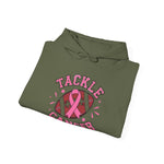 Tackle Cancer Awareness Hoodie, Unisex Heavy Blend Sweatshirt, Gift for Fundraiser, Support for Cancer Awareness, Comfort and Style