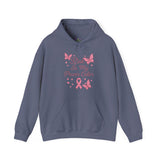 Pink Power Color Hoodie, Unisex Hoodie, Breast Cancer Awareness Sweatshirt, Inspirational Gift, Comfort Wear