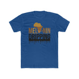 Melanin Dripping Unisex Cotton Crew Tee