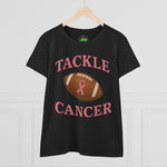 Tackle Cancer Tee, Women's T-Shirt, Breast Cancer Awareness Shirt