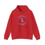 Tackle Cancer Awareness Hoodie, Unisex Heavy Blend Sweatshirt, Gift for Fundraiser, Support for Cancer Awareness, Comfort and Style