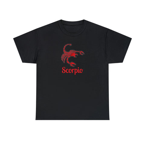 Scorpio Zodiac Sign Unisex Heavy Cotton Tee