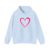 Pink Heart Unisex Heavy Blend™ Hoodie