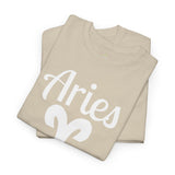 ARIES Zodiac Sign Unisex Heavy Cotton Tee