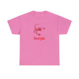 Scorpio Zodiac Sign Unisex Heavy Cotton Tee