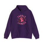 Tackle Cancer Awareness Hoodie, Unisex Heavy Blend Sweatshirt, Gift for Fundraiser, Support for Cancer Awareness, Comfort and Style