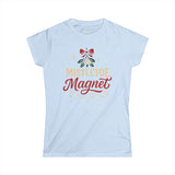 Mistletoe Magnet Women's Tee — Cute Holiday Christmas Shirt