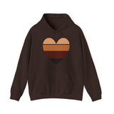 Melanin Heart Unisex Heavy Blend™ Hoodie