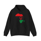 RED BLACK GREEN AFRICA ANKH Unisex Hoodie