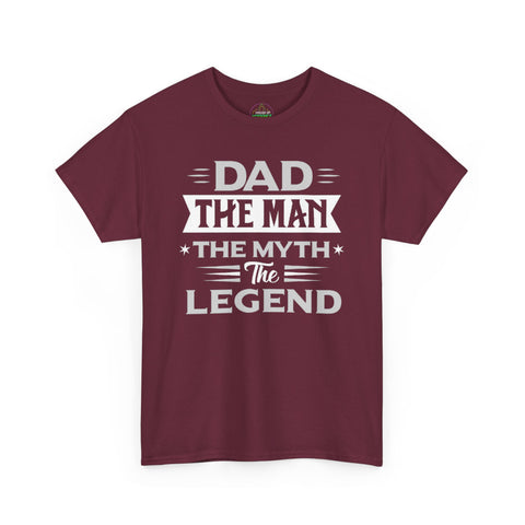 Dad - The Man, The Myth, The Legend Tee, Father's Day Gift Tee, Unisex Cotton T-Shirt, Gift for Dad, Casual Wear