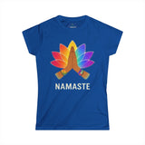 NAMASTE PRAYING HANDS LOTUS Woman's Yoga Pilates T-Shirt