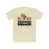 Melanin Dripping Unisex Cotton Crew Tee