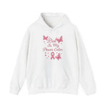 Pink Power Color Hoodie, Unisex Hoodie, Breast Cancer Awareness Sweatshirt, Inspirational Gift, Comfort Wear
