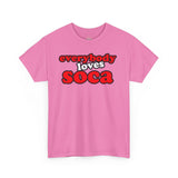 Everybody Loves Soca Tee, Unisex Heavy Cotton T-Shirt, Reggae Music Shirt, Carribean Wear, Soca Music Festival Apparel, Casual Summer Tee