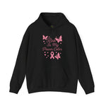 Pink Power Color Hoodie, Unisex Hoodie, Breast Cancer Awareness Sweatshirt, Inspirational Gift, Comfort Wear