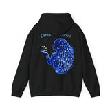 Capricorn Goddess Hoodie — Astrology Zodiac Graphic Hooded Sweatshirt