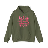 Survivor Fighter Thriver Hoodie, Inspirational Sweatshirt, Cancer Awareness Apparel, Unisex Gift, Supportive Clothing