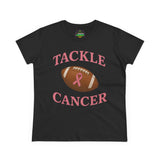 Tackle Cancer Tee, Women's T-Shirt, Breast Cancer Awareness Shirt