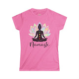 NAMASTE CHAKRA LOTUS MEDITATION Women's Yoga Spiritual Wellness T-Shirt