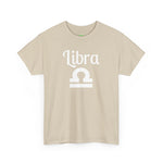 LIBRA Zodiac Sign Unisex Heavy Cotton Tee
