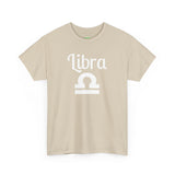 LIBRA Zodiac Sign Unisex Heavy Cotton Tee