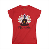 NAMASTE CHAKRA LOTUS MEDITATION Women's Yoga Spiritual Wellness T-Shirt
