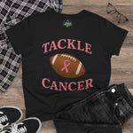 Tackle Cancer Tee, Women's T-Shirt, Breast Cancer Awareness Shirt