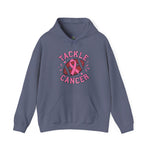 Tackle Cancer Awareness Hoodie, Unisex Heavy Blend Sweatshirt, Gift for Fundraiser, Support for Cancer Awareness, Comfort and Style