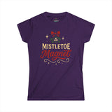 Mistletoe Magnet Women's Tee — Cute Holiday Christmas Shirt
