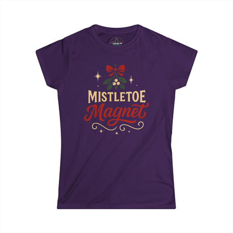Mistletoe Magnet Women's Tee — Cute Holiday Christmas Shirt