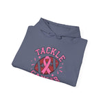 Tackle Cancer Awareness Hoodie, Unisex Heavy Blend Sweatshirt, Gift for Fundraiser, Support for Cancer Awareness, Comfort and Style