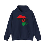 RED BLACK GREEN AFRICA ANKH Unisex Hoodie