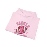 Tackle Cancer Awareness Hoodie, Unisex Heavy Blend Sweatshirt, Gift for Fundraiser, Support for Cancer Awareness, Comfort and Style