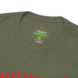 Naughty-ish Candy Cane Heart Unisex Tee