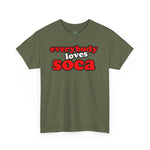 Everybody Loves Soca Tee, Unisex Heavy Cotton T-Shirt, Reggae Music Shirt, Carribean Wear, Soca Music Festival Apparel, Casual Summer Tee
