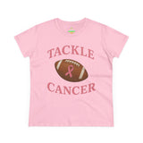 Tackle Cancer Tee, Women's T-Shirt, Breast Cancer Awareness Shirt