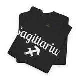 SAGITTARIUS Zodiac Sign Unisex Heavy Cotton Tee