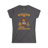 REAR VIEW UNDER CONSTRUCTION Woman's T-Shirt | Workout Gym Squats
