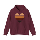 Melanin Heart Unisex Heavy Blend™ Hoodie