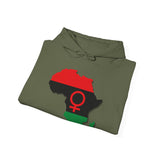 RED BLACK GREEN AFRICA ANKH Unisex Hoodie