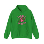 Tackle Cancer Awareness Hoodie, Unisex Heavy Blend Sweatshirt, Gift for Fundraiser, Support for Cancer Awareness, Comfort and Style