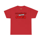 Everybody Loves Soca Tee, Unisex Heavy Cotton T-Shirt, Reggae Music Shirt, Carribean Wear, Soca Music Festival Apparel, Casual Summer Tee