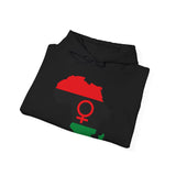 RED BLACK GREEN AFRICA ANKH Unisex Hoodie