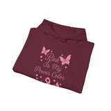 Pink Power Color Hoodie, Unisex Hoodie, Breast Cancer Awareness Sweatshirt, Inspirational Gift, Comfort Wear