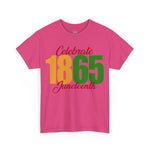 Celebrate Juneteenth 1865 - Unisex Heavy Cotton Tee