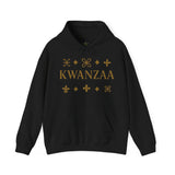 Kwanzaa Symbolic  Hoodie, Unisex Heavy Blend Sweatshirt for Celebrating Kwanzaa, Holiday Gift, Cozy Festive Apparel, Cultural Celebration Sweatshirt