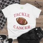 Tackle Cancer Tee, Women's T-Shirt, Breast Cancer Awareness Shirt