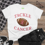 Tackle Cancer Tee, Women's T-Shirt, Breast Cancer Awareness Shirt