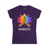 NAMASTE PRAYING HANDS LOTUS Woman's Yoga Pilates T-Shirt